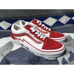 Vans Old Skool Bolt 2-Tone Red/True White Men’s Size 8 VN0009Q56RT – Brand New